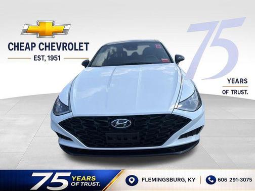 Quartz White 2021 Hyundai SONATA SEL Plus