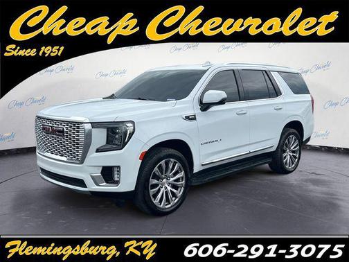 Summit White 2021 GMC Yukon Denali