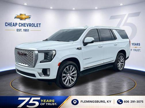 Summit White 2021 GMC Yukon Denali