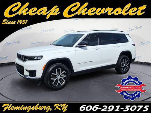 Bright White Clearcoat 2023 Jeep Grand Cherokee L Limited