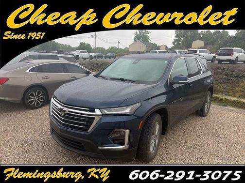 Northsky Blue Metallic 2022 Chevrolet Traverse LT Cloth