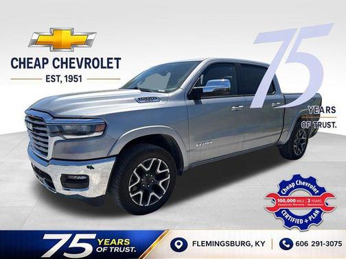 Billet Silver Metallic Clearcoat 2025 RAM 1500 Laramie