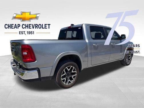 Billet Silver Metallic Clearcoat 2025 RAM 1500 Laramie