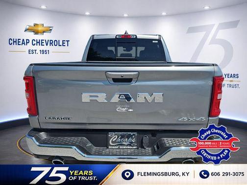 Billet Silver Metallic Clearcoat 2025 RAM 1500 Laramie