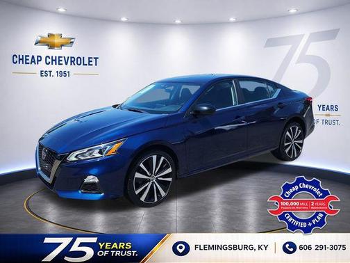 Deep Blue Pearl 2022 Nissan Altima SR Intelligent AWD