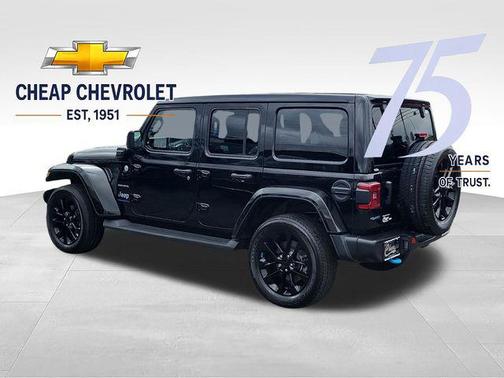 Black Clearcoat 2023 Jeep Wrangler 4xe Sahara