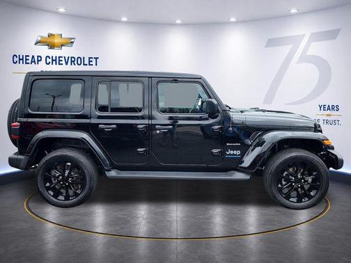Black Clearcoat 2023 Jeep Wrangler 4xe Sahara