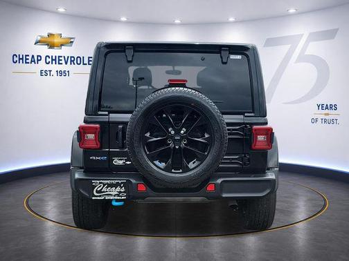 Black Clearcoat 2023 Jeep Wrangler 4xe Sahara