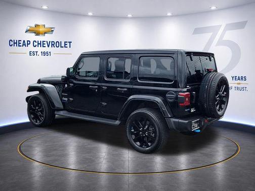 Black Clearcoat 2023 Jeep Wrangler 4xe Sahara