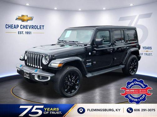 Black Clearcoat 2023 Jeep Wrangler 4xe Sahara