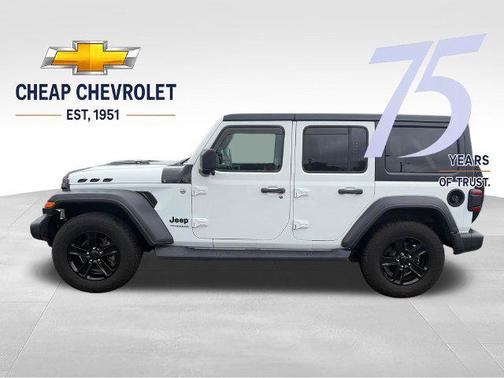 Bright White Clearcoat 2020 Jeep Wrangler Unlimited Sport Altitude