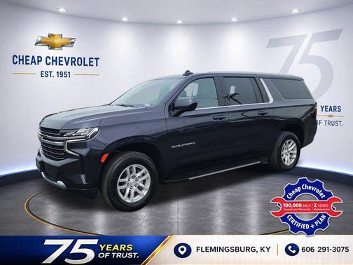 Dark Ash Metallic 2024 Chevrolet Suburban LT