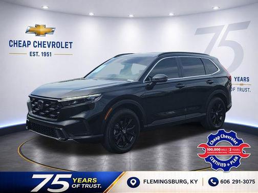 Crystal Black Pearl 2025 Honda CR-V Hybrid Sport AWD