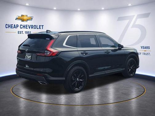 Crystal Black Pearl 2025 Honda CR-V Hybrid Sport AWD