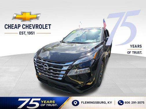 Super Black 2025 Nissan Rogue SV