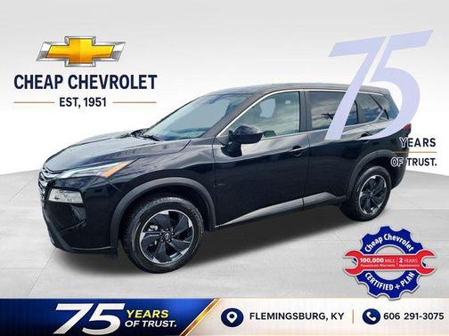 Super Black 2025 Nissan Rogue SV