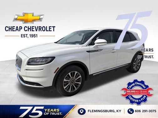 Pristine White Metallic Tri-Coat 2023 Lincoln Nautilus Standard