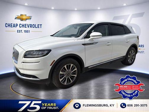 Pristine White Metallic Tri-Coat 2023 Lincoln Nautilus Standard
