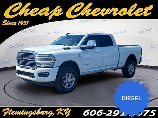 Bright White Clearcoat 2024 RAM 2500 Laramie Crew Cab 4x4 6'4' Box