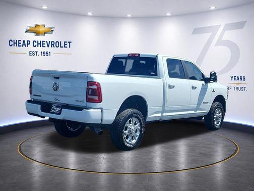 Bright White Clearcoat 2024 RAM 2500 Laramie Crew Cab 4x4 6'4' Box