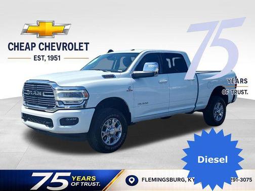 Bright White Clearcoat 2024 RAM 2500 Laramie Crew Cab 4x4 6'4' Box
