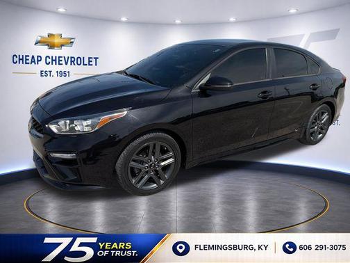 Aurora Black 2021 Kia Forte GT-Line