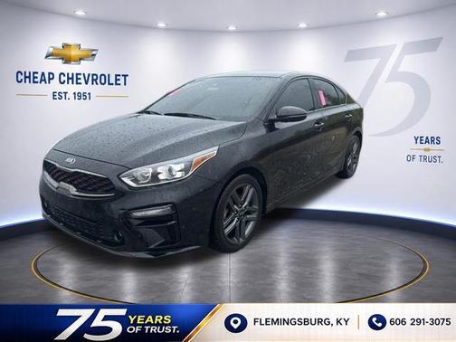 Aurora Black 2021 Kia Forte GT-Line
