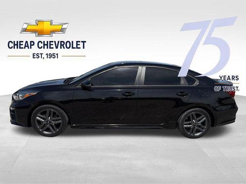 Aurora Black 2021 Kia Forte GT-Line
