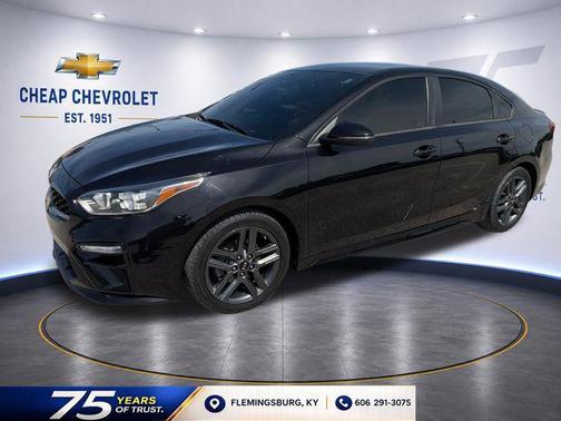Aurora Black 2021 Kia Forte GT-Line