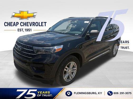 Agate Black Metallic 2021 Ford Explorer XLT
