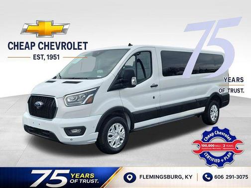 Oxford White 2023 Ford Transit-350 XLT