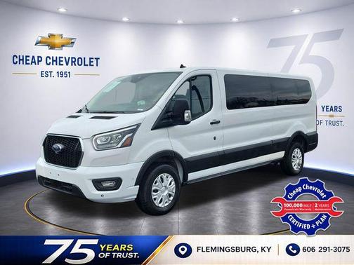 Oxford White 2023 Ford Transit-350 XLT