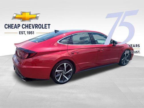 Calypso Red 2022 Hyundai SONATA SEL Plus