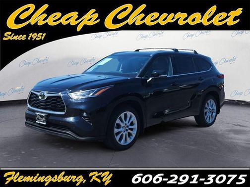 Midnight Black Metallic 2021 Toyota Highlander Limited
