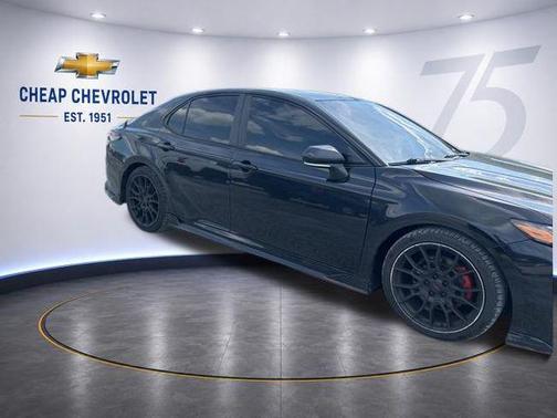 Midnight Black Metallic 2024 Toyota Camry TRD V6