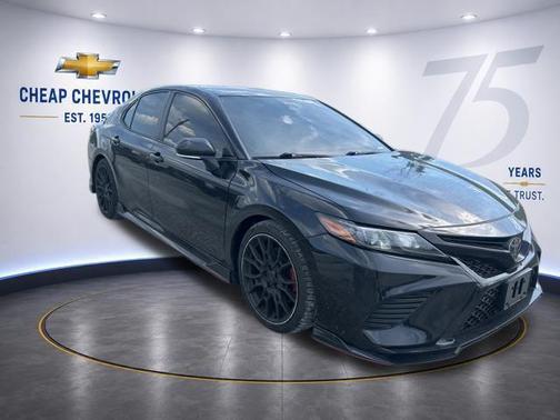 Midnight Black Metallic 2024 Toyota Camry TRD V6