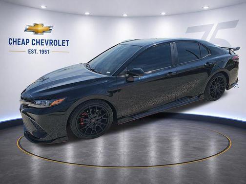 Midnight Black Metallic 2024 Toyota Camry TRD V6