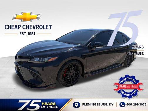 Midnight Black Metallic 2024 Toyota Camry TRD V6