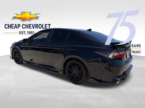 Midnight Black Metallic 2024 Toyota Camry TRD V6