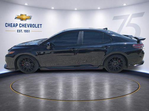 Midnight Black Metallic 2024 Toyota Camry TRD V6