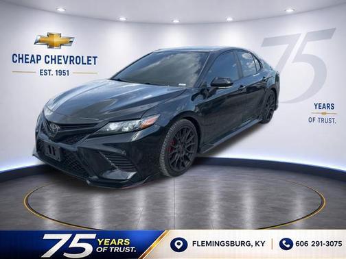 Midnight Black Metallic 2024 Toyota Camry TRD V6