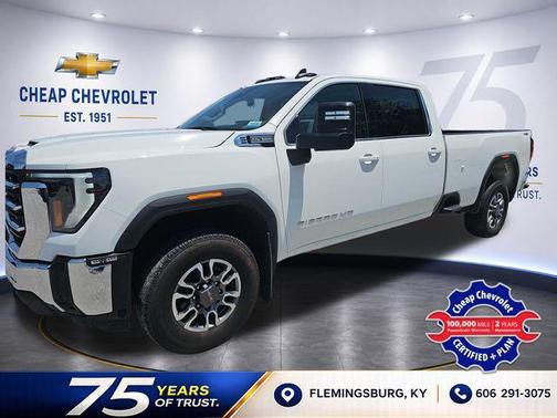 Summit White 2024 GMC Sierra 3500 SLE