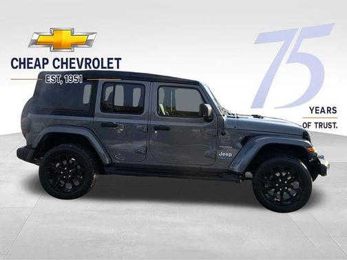Sting-Gray Clearcoat 2023 Jeep Wrangler 4xe Sahara