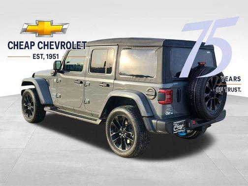 Sting-Gray Clearcoat 2023 Jeep Wrangler 4xe Sahara