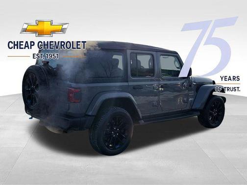 Sting-Gray Clearcoat 2023 Jeep Wrangler 4xe Sahara
