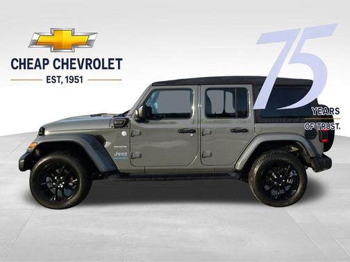 Sting-Gray Clearcoat 2023 Jeep Wrangler 4xe Sahara
