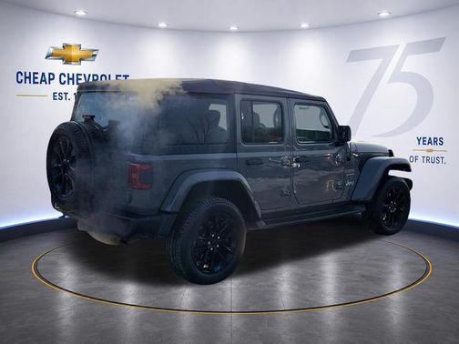 Sting-Gray Clearcoat 2023 Jeep Wrangler 4xe Sahara