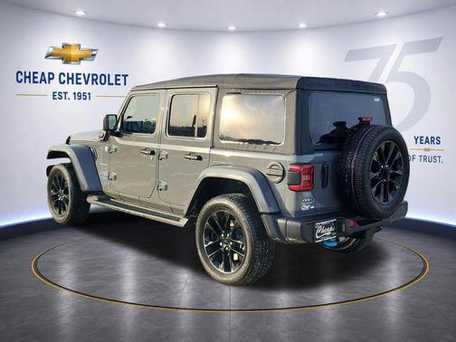 Sting-Gray Clearcoat 2023 Jeep Wrangler 4xe Sahara