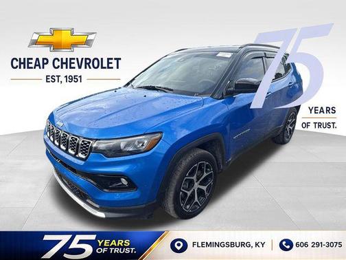 Hydro Blue Pearlcoat 2024 Jeep Compass Limited