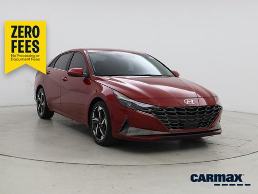 Red 2022 Hyundai ELANTRA Limited